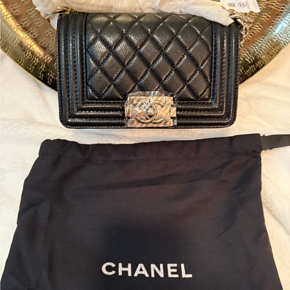 Chanel Black Quilted Leather VIP Bag - Picture 1 of 6